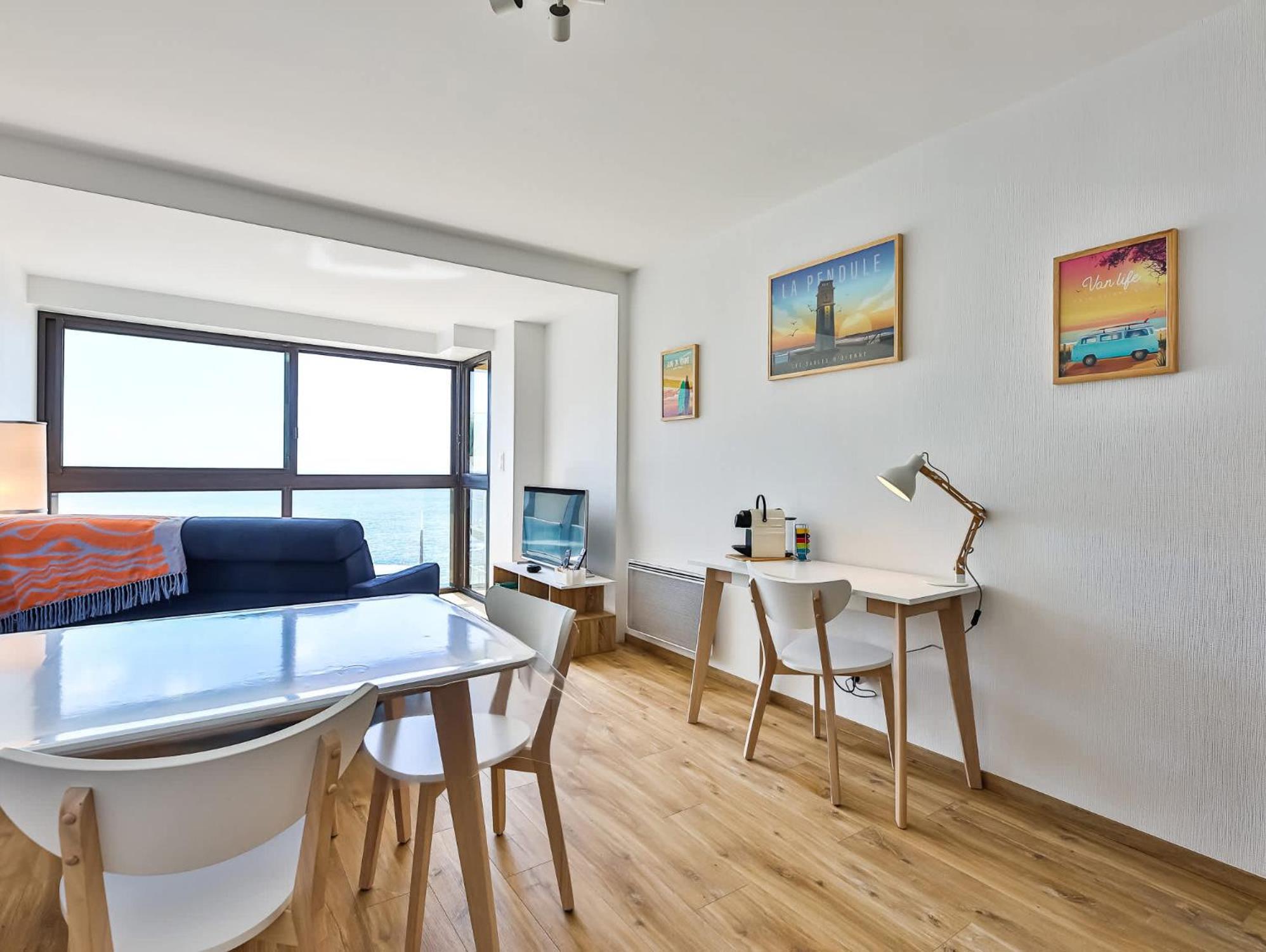 Appartement Au Pied De La Plage, Vue Imprenable Sur La Mer Les Sables-dʼOlonne Exterior foto