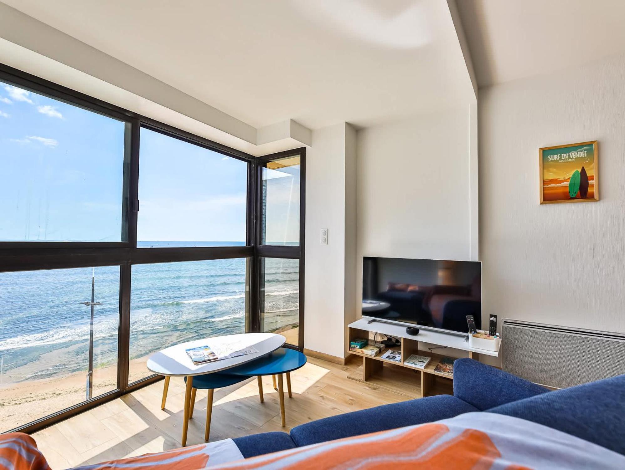Appartement Au Pied De La Plage, Vue Imprenable Sur La Mer Les Sables-dʼOlonne Exterior foto